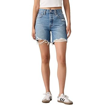 Levi's Womens 501® Mid-Thigh Shorts | Amazon (US)