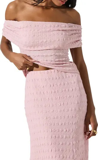 Off the Shoulder Textured Knit Top | Nordstrom