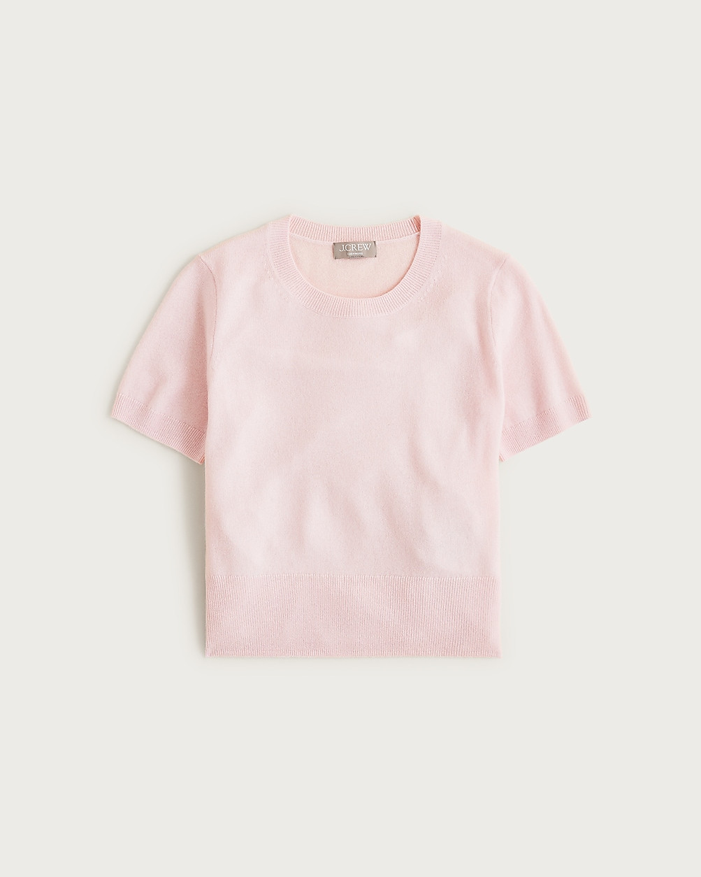 Cashmere shrunken T-shirt | J. Crew US
