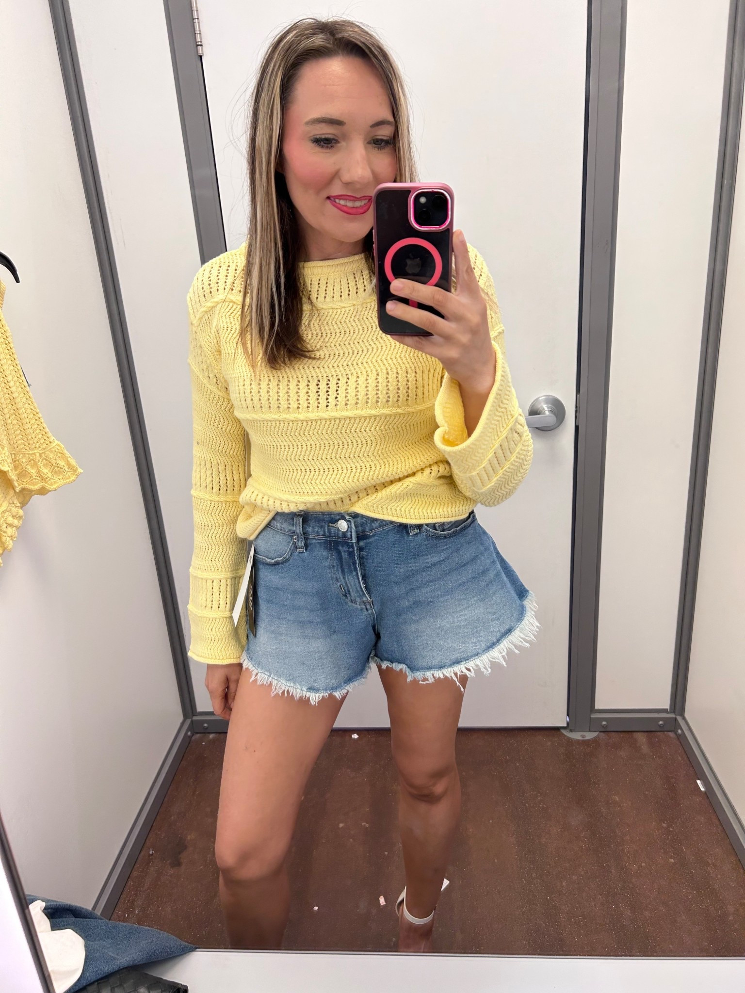 Lightweight sweater top is cute, comes in few colors. 

I do not recommend these shorts, they flare out

#LTKmomlife #LTKPetite #LTKootd