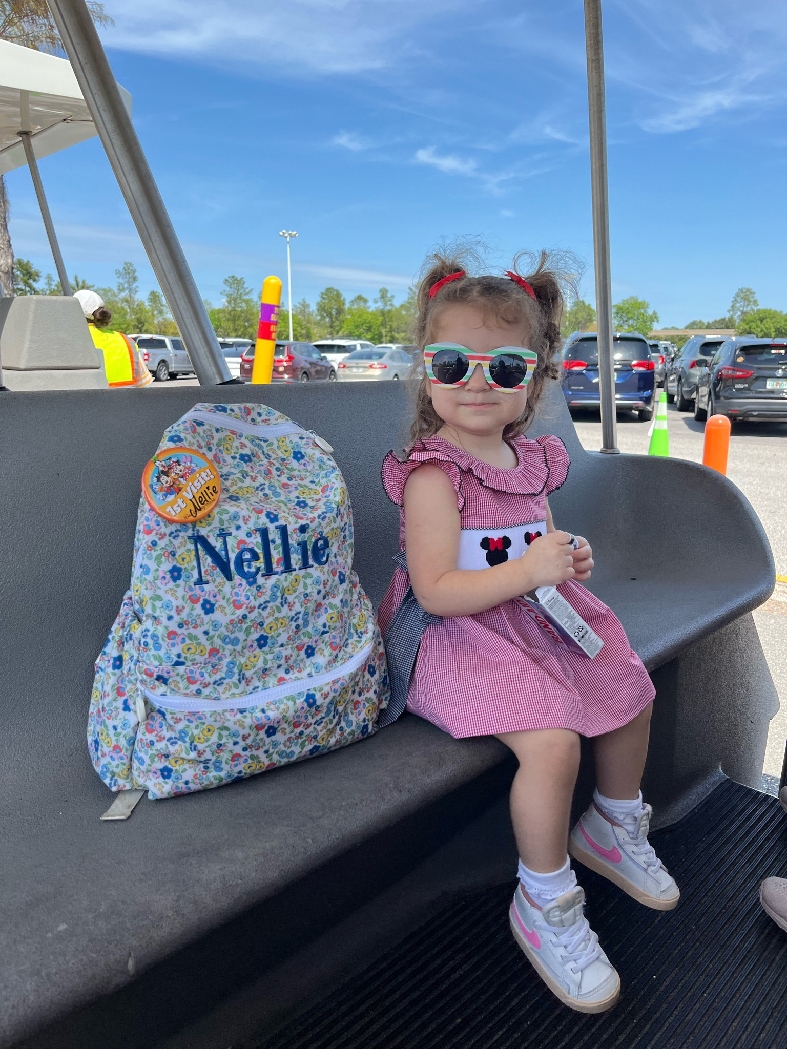 Toddler Disney world outfit, Mickey Mouse dress. Dress is TTS. 

#LTKtravel #LTKbaby #LTKkids
