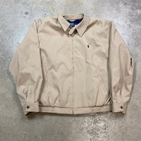 Vintage Nwt 1990S Polo Ralph Lauren Tan Nylon Harrington Windbreaker Jacket - Large | Etsy (US)