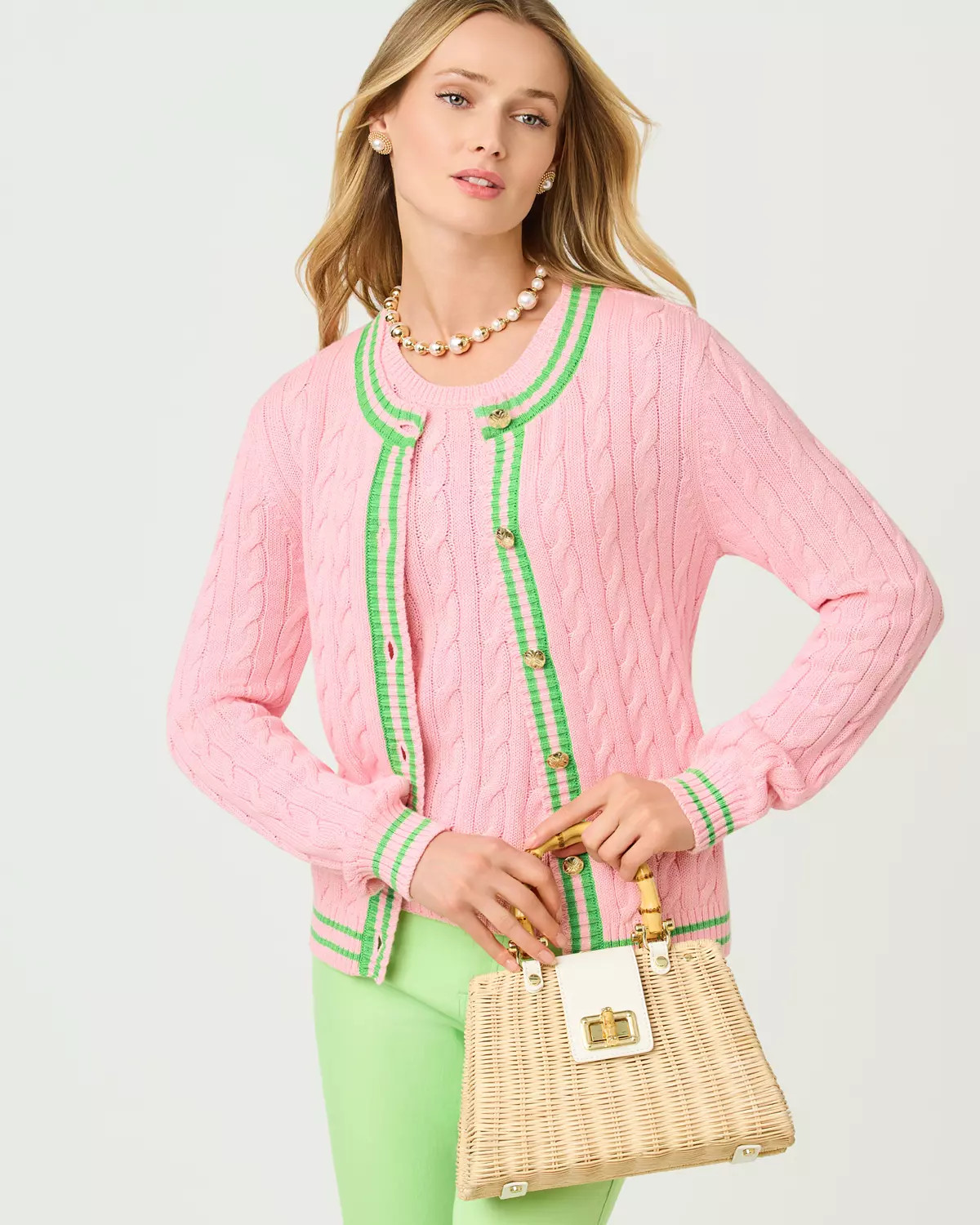 Brockton Crew Neck Cardigan | Lilly Pulitzer