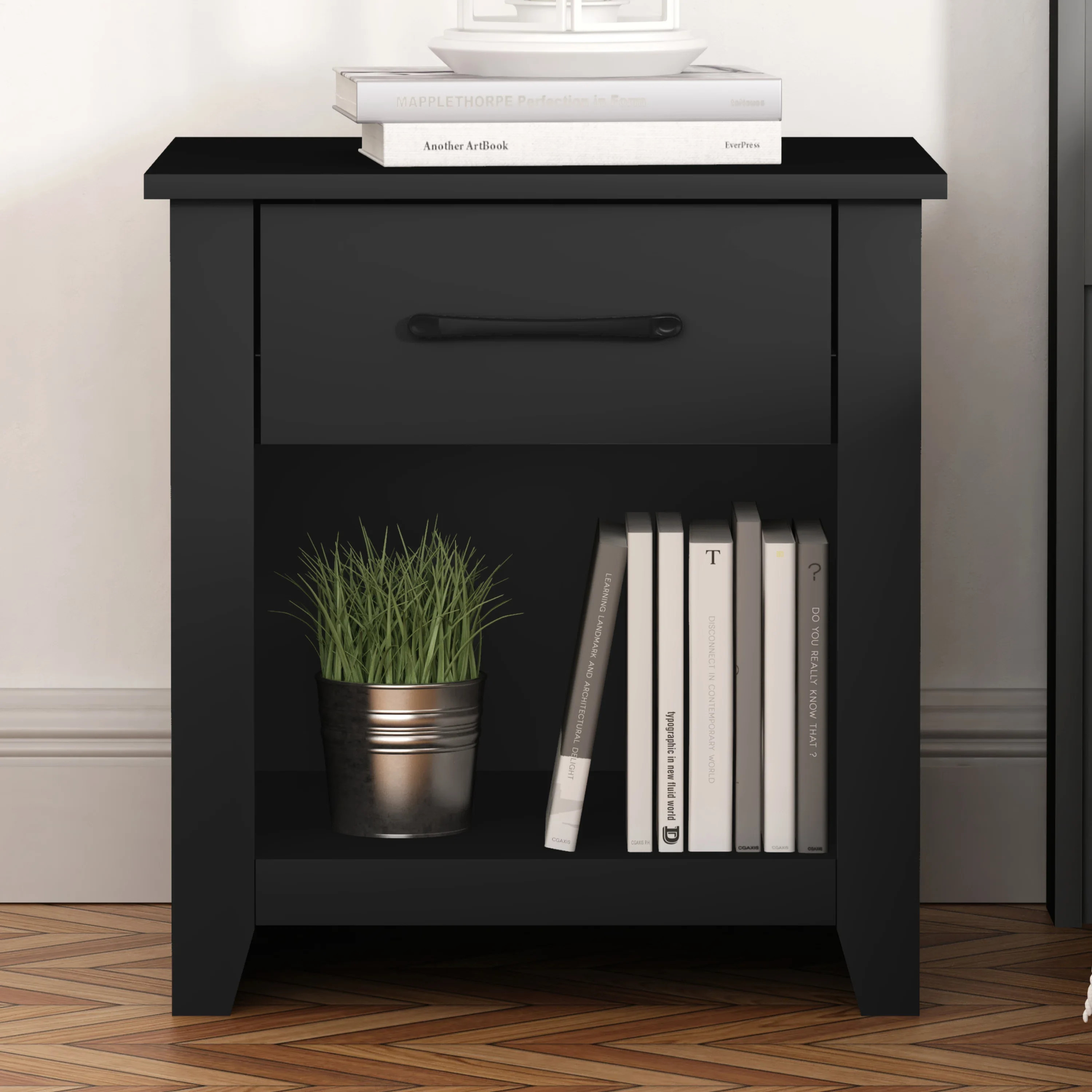Walter 20.3" 1 Drawer Nightstand | Wayfair North America