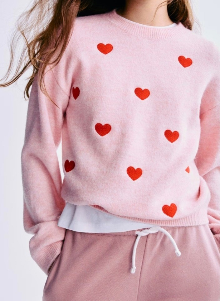 Jersey se punto en corazón.Petite fashion tips glambutfirstcoffee.com

#LTKootd #LTKPetite #LTKMidsize