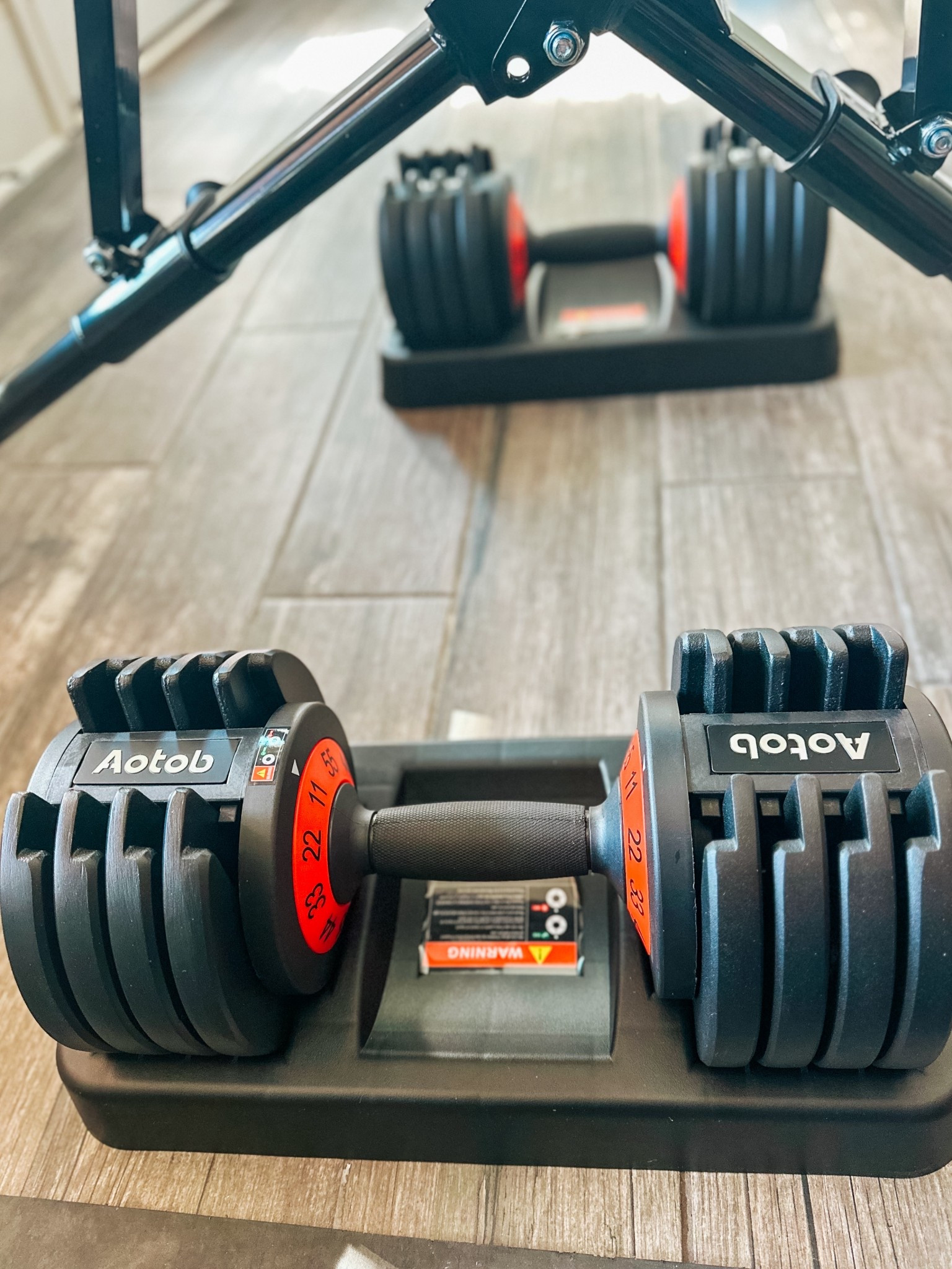 Level up your at-home gym 💪🏼🏠 These adjustable dumbbells (11–55 lbs) are a total game-changer. Compact, powerful, & perfect for strength training without the bulky equipment. Such a good fitness gift idea for your workout-obsessed friends, the guys in your life, or even that teen boy who’s suddenly living in the weight room. The ultimate home gym essential every busy mom needs in her corner. 🏋🏻‍♂️

#LTKfitnessgoals #LTKmomlife #LTKGiftGuide