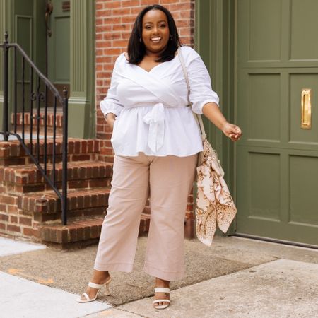 Spring Outfit with cropped pants and peplum top

Updated Peplum Tops - Spring Trends - Crop Straight Leg Pants

Wearing Size 18 in pants

#LTKstyletip #LTKSeasonal #LTKfindsunder50