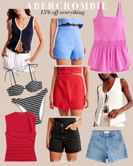 Abercrombie is 15% off most items! Here are some of my recent favorites!! Use code DRESSFEST or AFKATHLEEN for an additional 15% off! Summer style, summer outfits


#LTKFindsUnder100 #LTKSwim #LTKSaleAlert