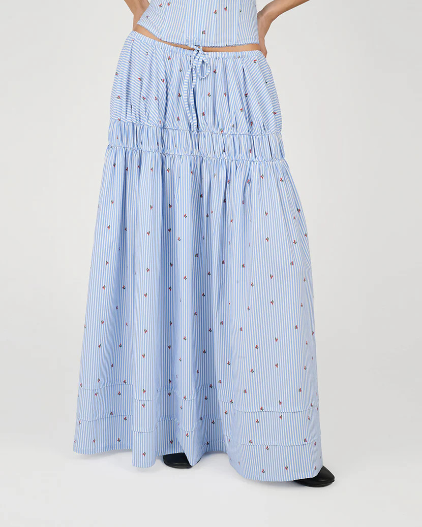 Tiered Midi Skirt | We Wore What