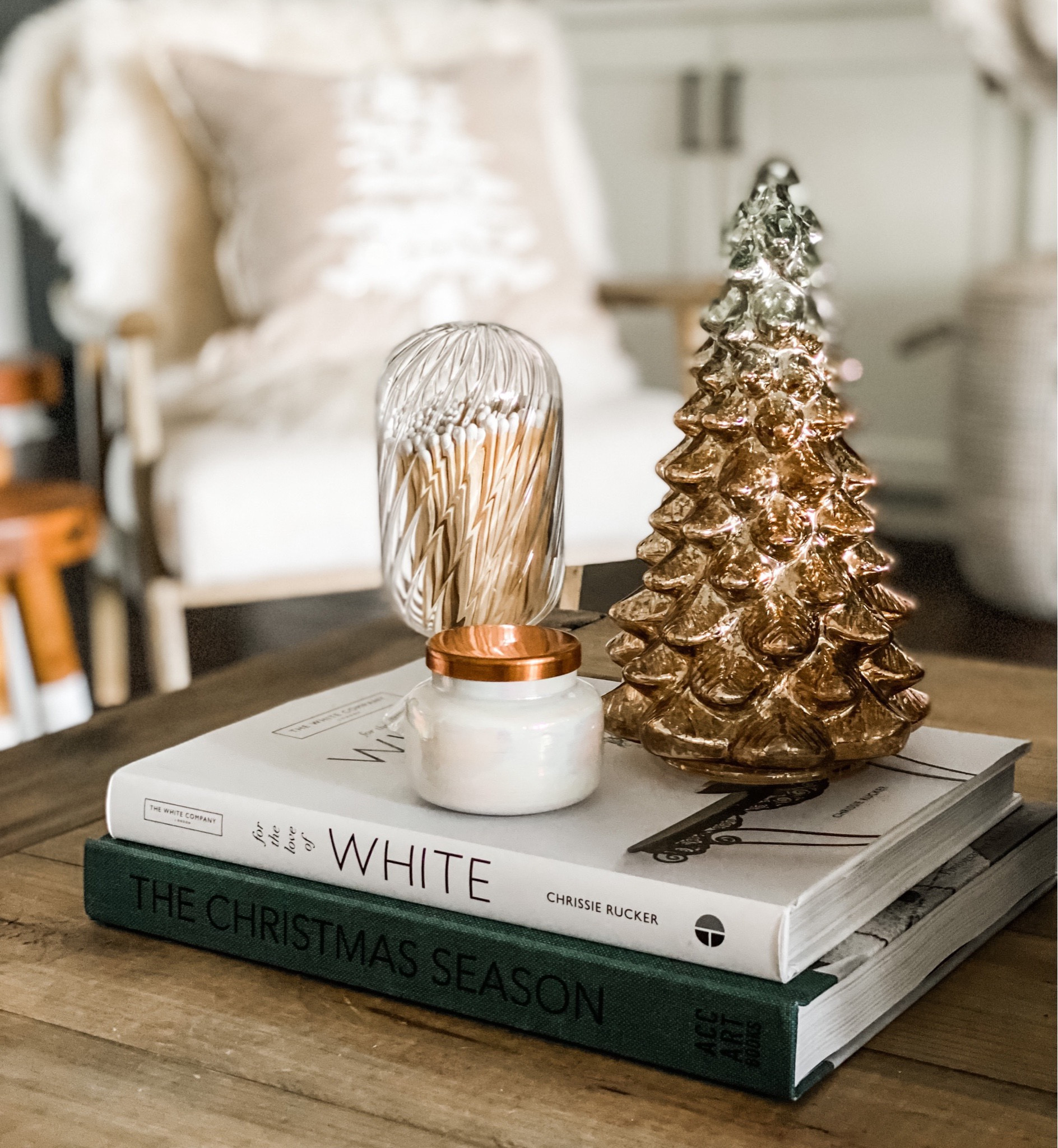 Coffee table Christmas decor! 

#LTKhome #LTKHoliday #LTKSeasonal