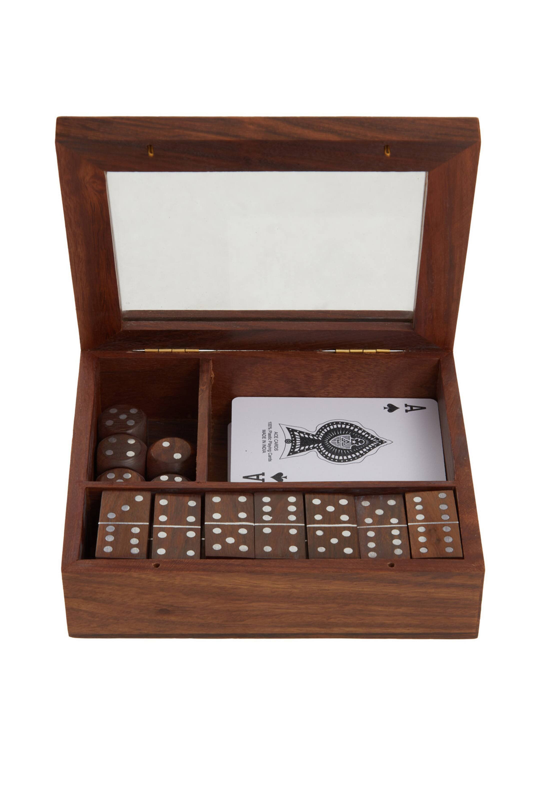 Churchill Domino Dice With Cards - Brown - Fifty Five South - Home All | H&M GB | H&M (UK, MY, IN, SG, PH, TW, HK)