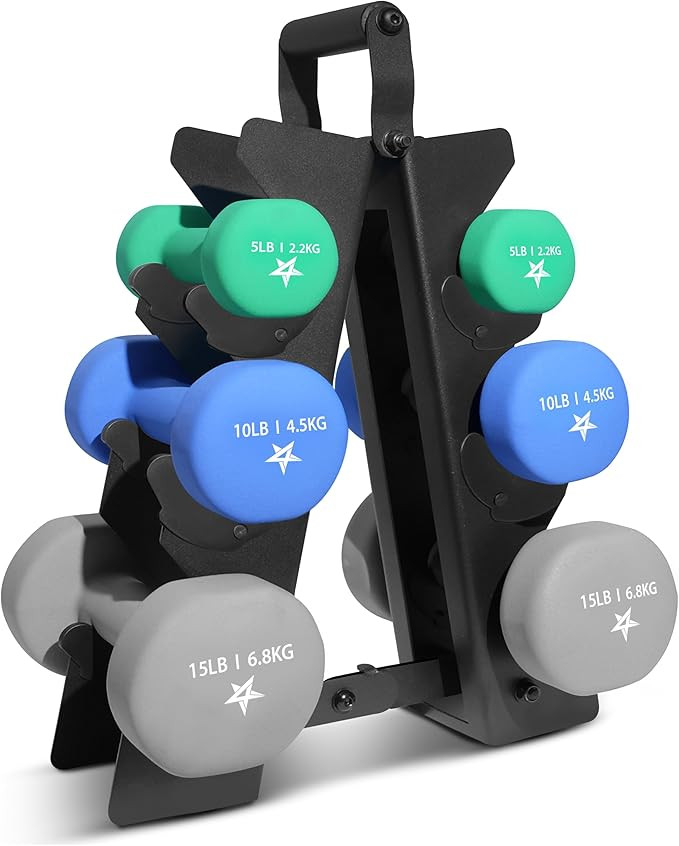Yes4All Neoprene Coated Dumbbell Hand Weight Sets of 2 - Multiple Weight Options with 15 Colors, ... | Amazon (US)