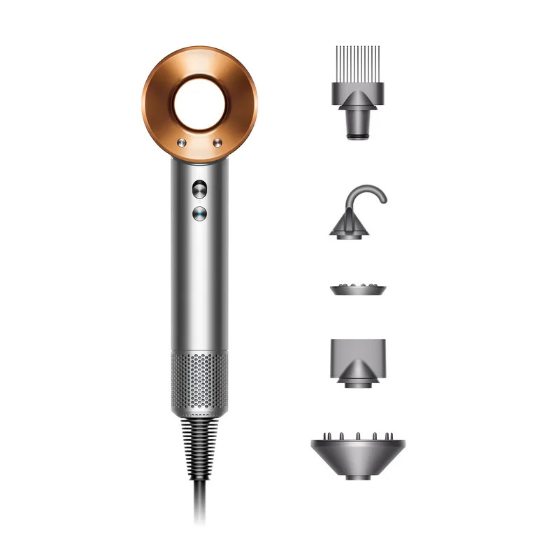 Restored Premium Dyson Supersonic™ Hair Dryer | Nickel/ Copper (Refurbished) | Walmart (US)