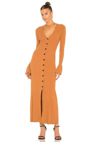 A.L.C. Tamara Dress in Cashew from Revolve.com | Revolve Clothing (Global)