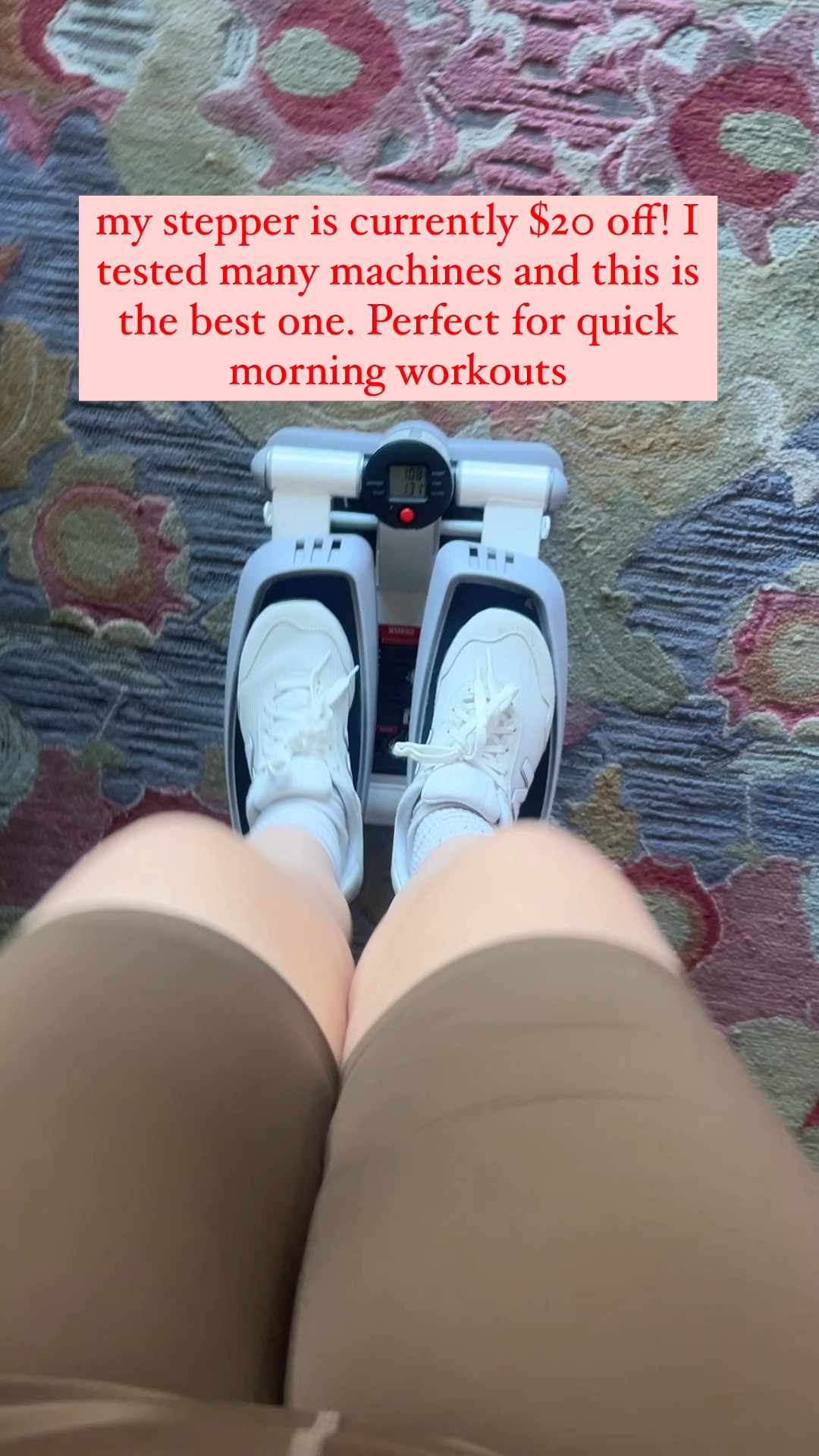 Nordic Lifting Mini Steppers with Resistance Bands -- I tested many stepper machine and this is the best one for curvy and plus size girlies. 

It's currently on sale! I use this a few times a week for 10-20 minutes for a quick morning workout at home. 

#stepper #workout #curvy #size14 #midsize #steppermachine #nordiclifting #amazon  

 #LTKMidsize #LTKFindsUnder100 #LTKFitness