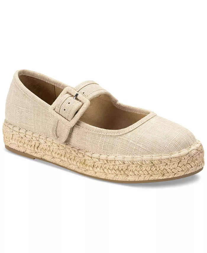 Women's Poppyy Buckle Espadrille Mary Janes, Created for Macy's | Macy's