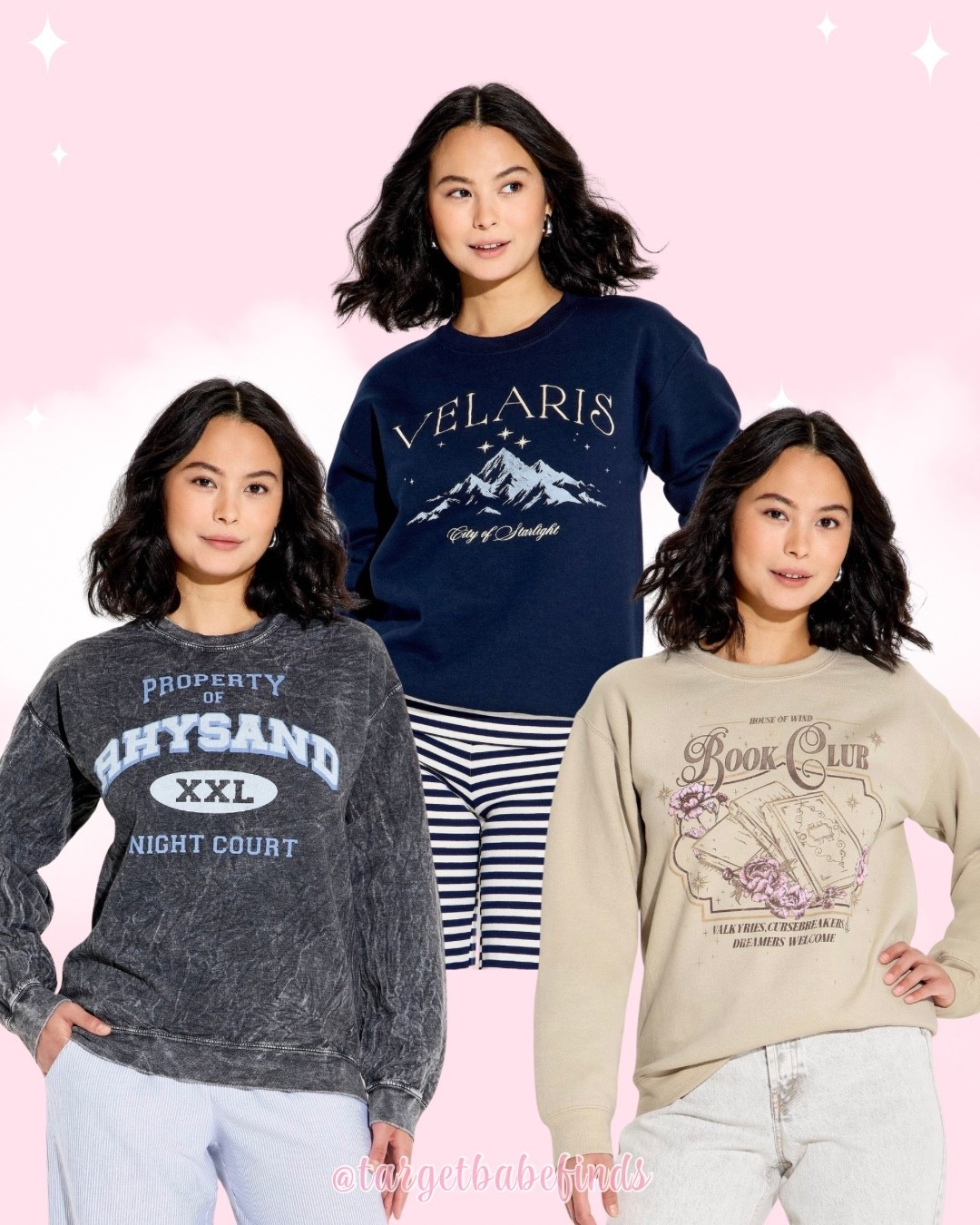 ACOTAR Graphic Sweatshirts just arrived at Target! 

#LTKgrwm #LTKootd