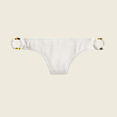 Scrunchie ring bikini bottom | J. Crew US