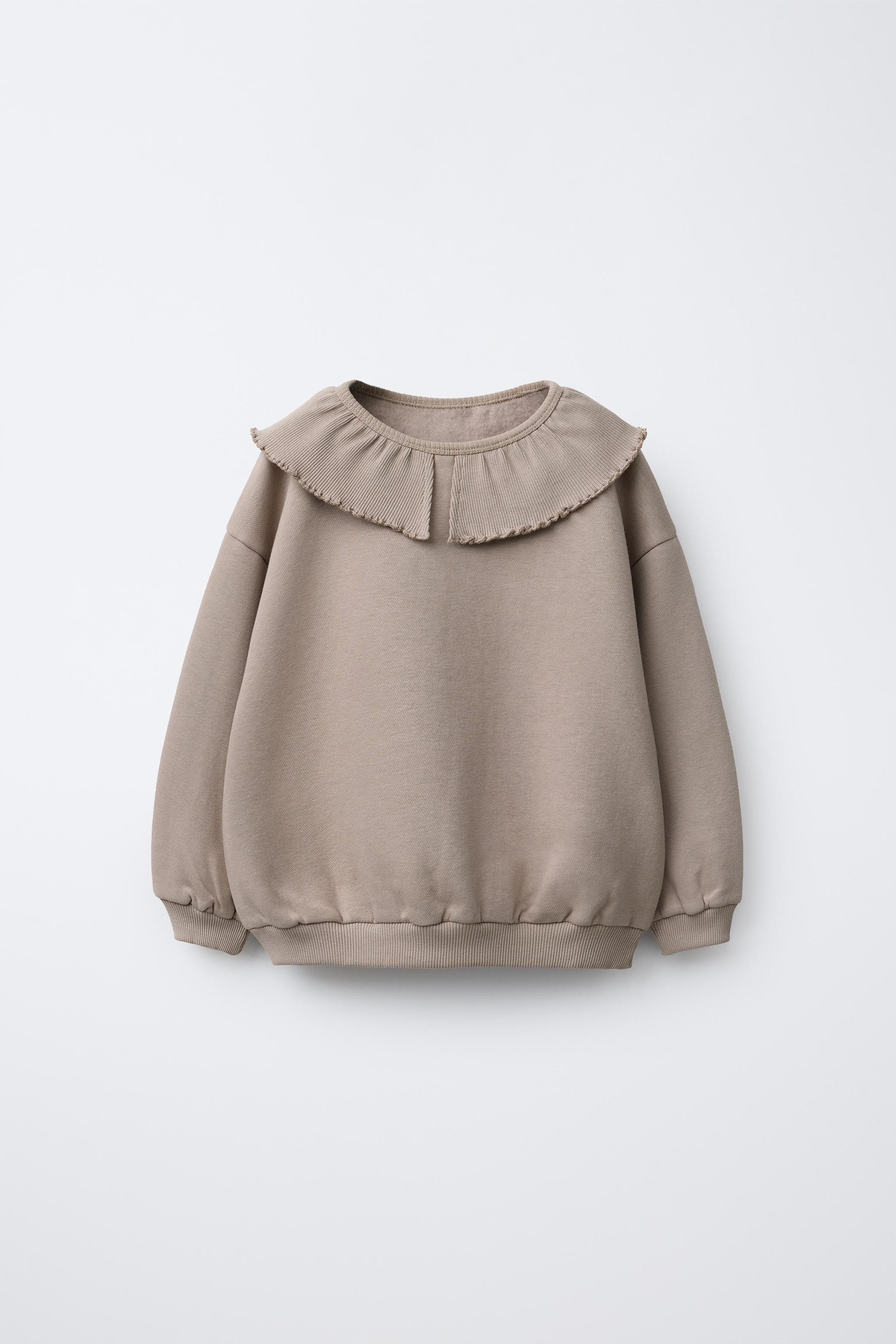 RIB MOCK NECK SWEATSHIRT | Zara US