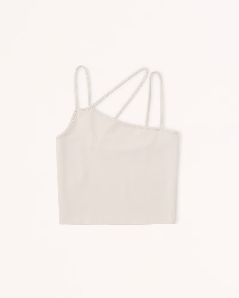 Seamless Fabric Asymmetrical Tank | Abercrombie & Fitch (US)