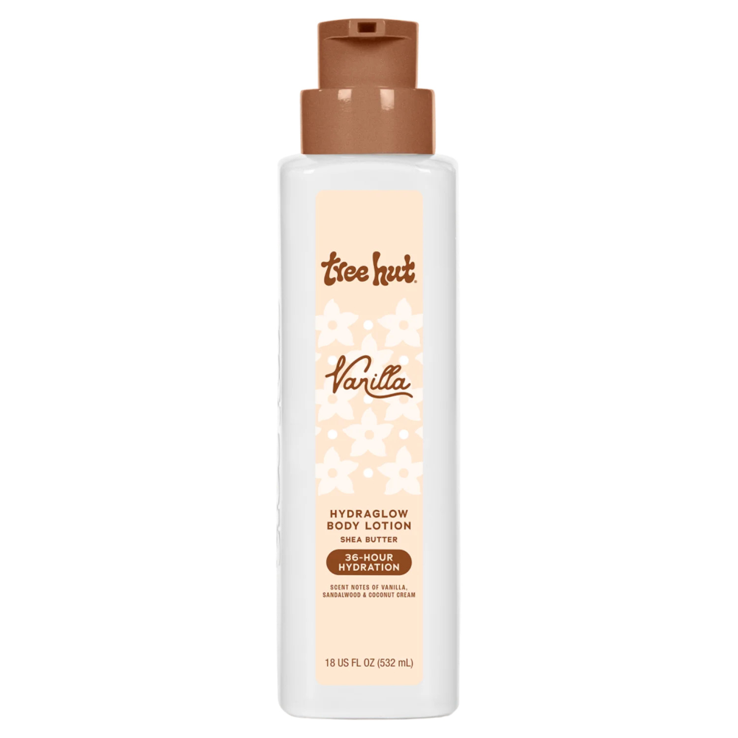 Tree Hut Vanilla Hydraglow Shea Butter Body Lotion, 18 fl oz | Walmart (US)