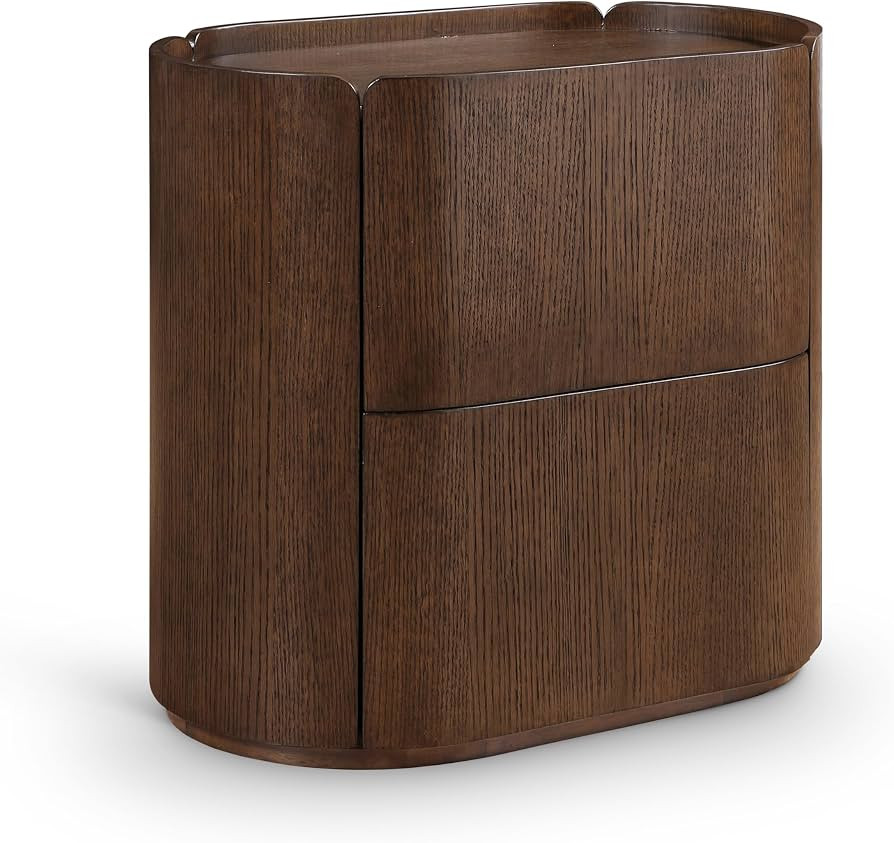 Meridian Furniture 703Brown-NS Everett Collection Modern | Contemporary Night Stand with Rich Bro... | Amazon (US)