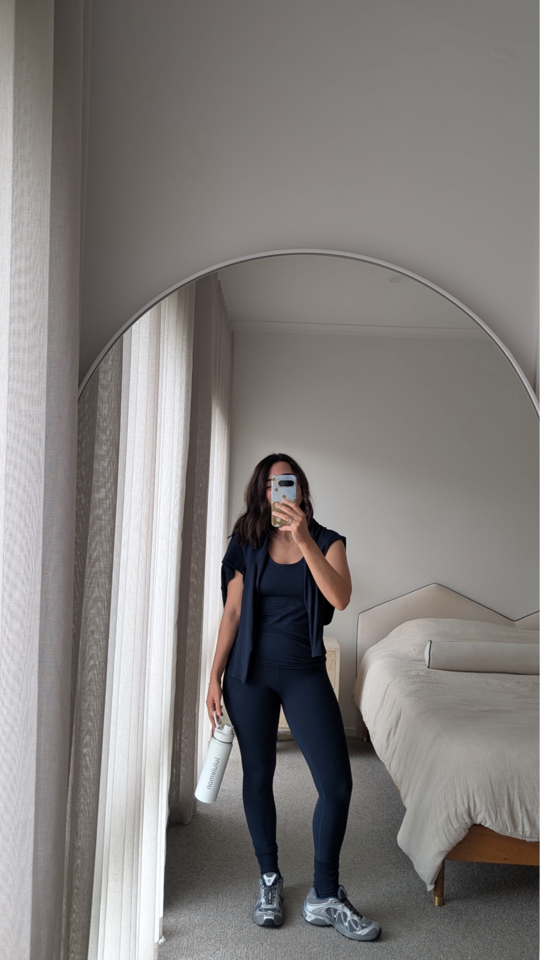 Ebb to Street Tank - light support and such a flattering shape. A long-time staple in my wardrobe. Wearing a US 6/AU 10
BeCalm Oversized Boatneck - I sized up so I can wear it off the shoulder. Super soft with a brushed lining for extra warmth. Wearing a US M/AU 12
Back in Action Long Sleeve - made from Nulu fabric with the most beautiful drape (and bum coverage!). Wearing a US 6/AU 10
Align High Rise Pant 28" Warm - the Aligns we all know and love, now in a heavier weight for winter. Wearing a US 6/AU 10

#ad

#LTKaustralia
