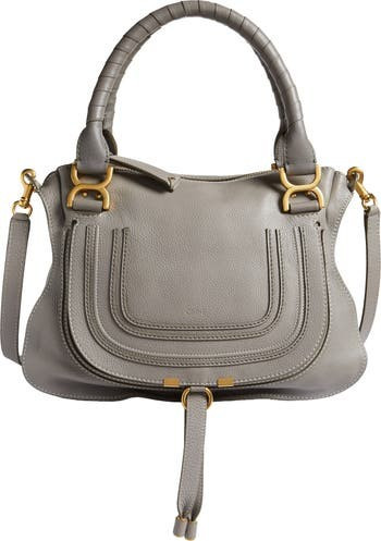 Medium Marcie Calfskin Leather Satchel | Nordstrom