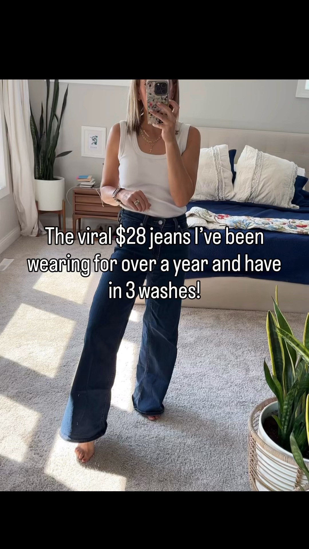 Wearing size 25 reg length in the jeans