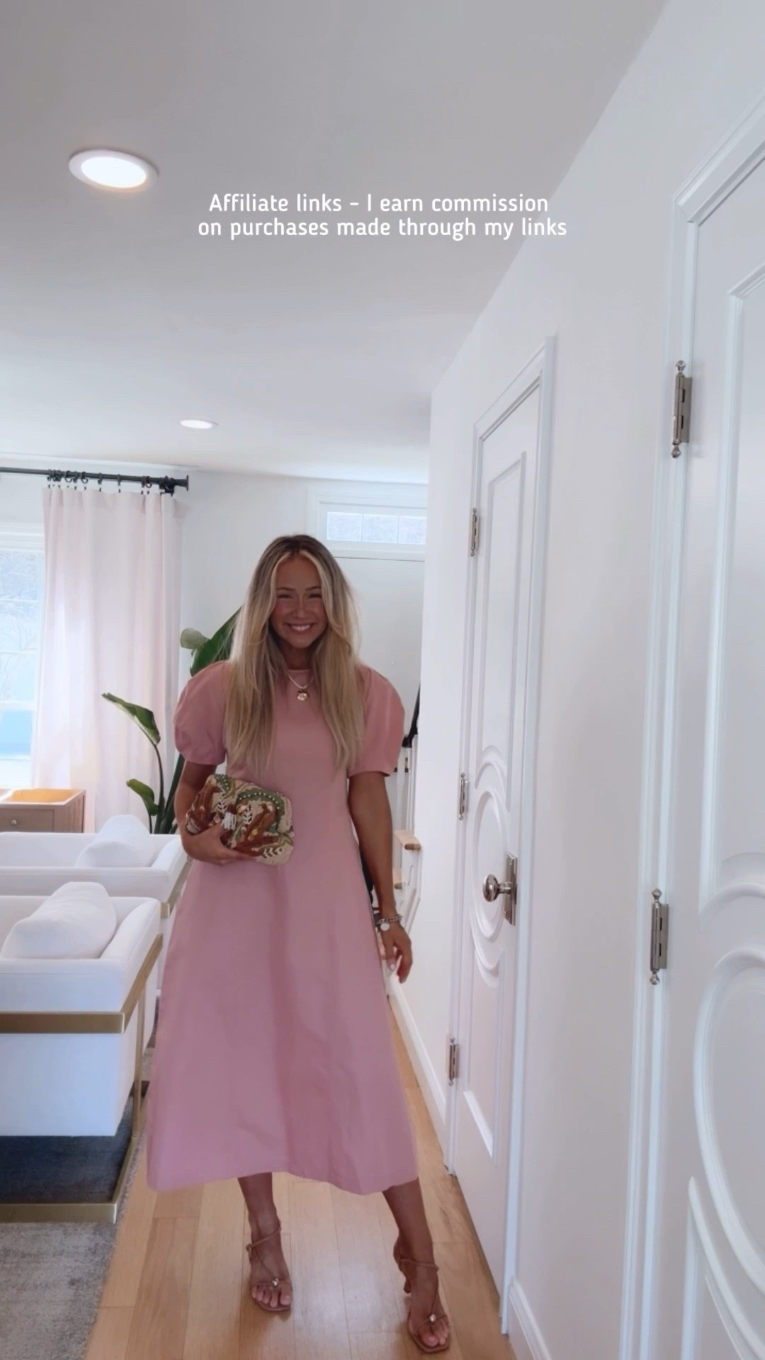 Affiliate links - I earn commission on purchases made through my links | Zara dress, pink occasion dress