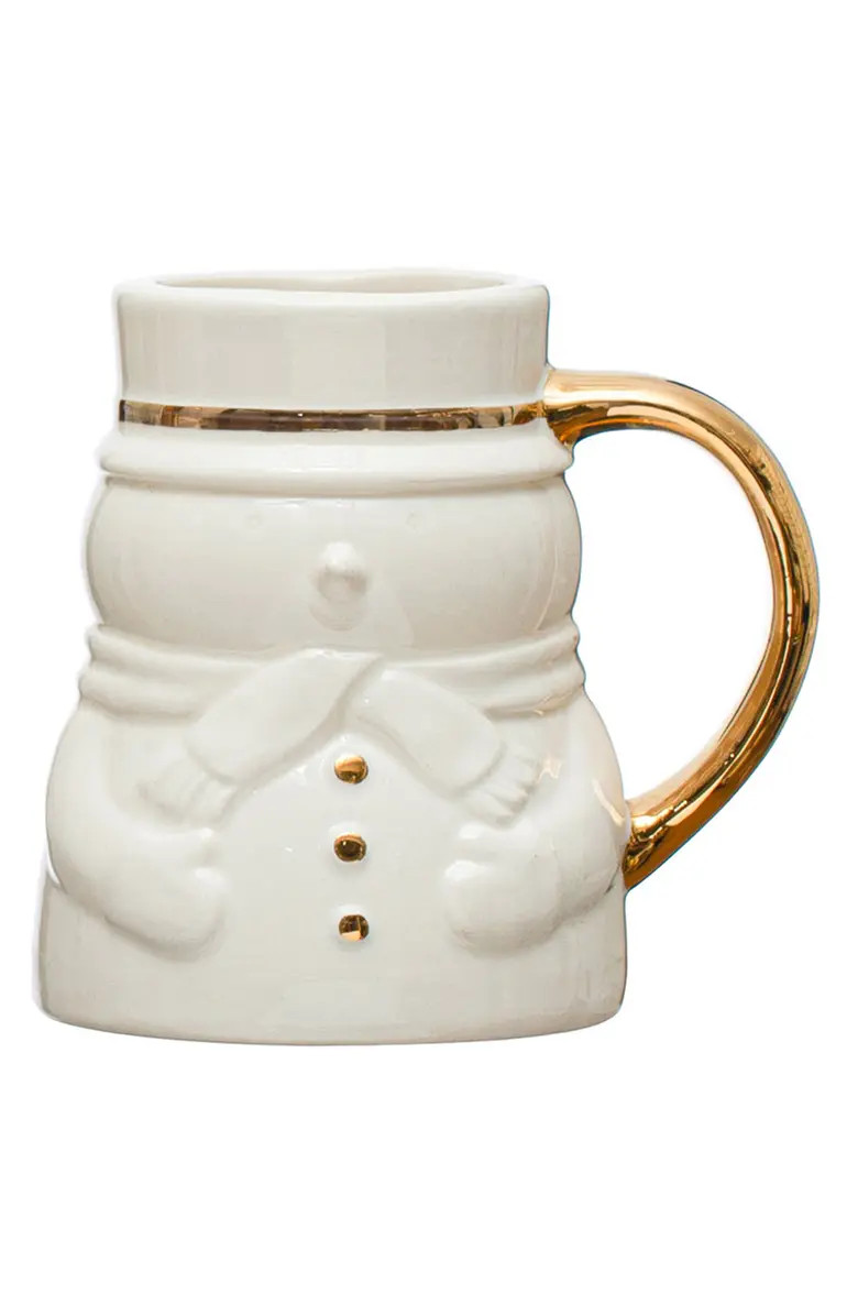 Creative Co-Op Stoneware Snowman Mug | Nordstrom | Nordstrom