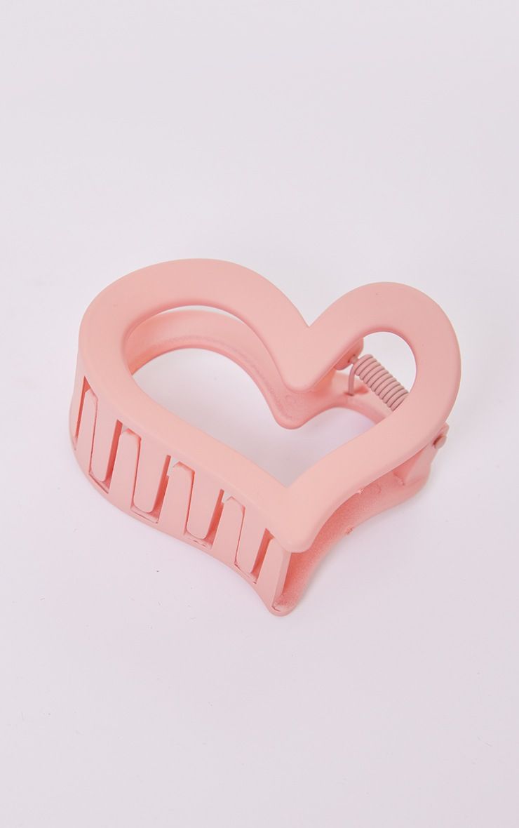 Pink Heart Hair Claw | PrettyLittleThing UK