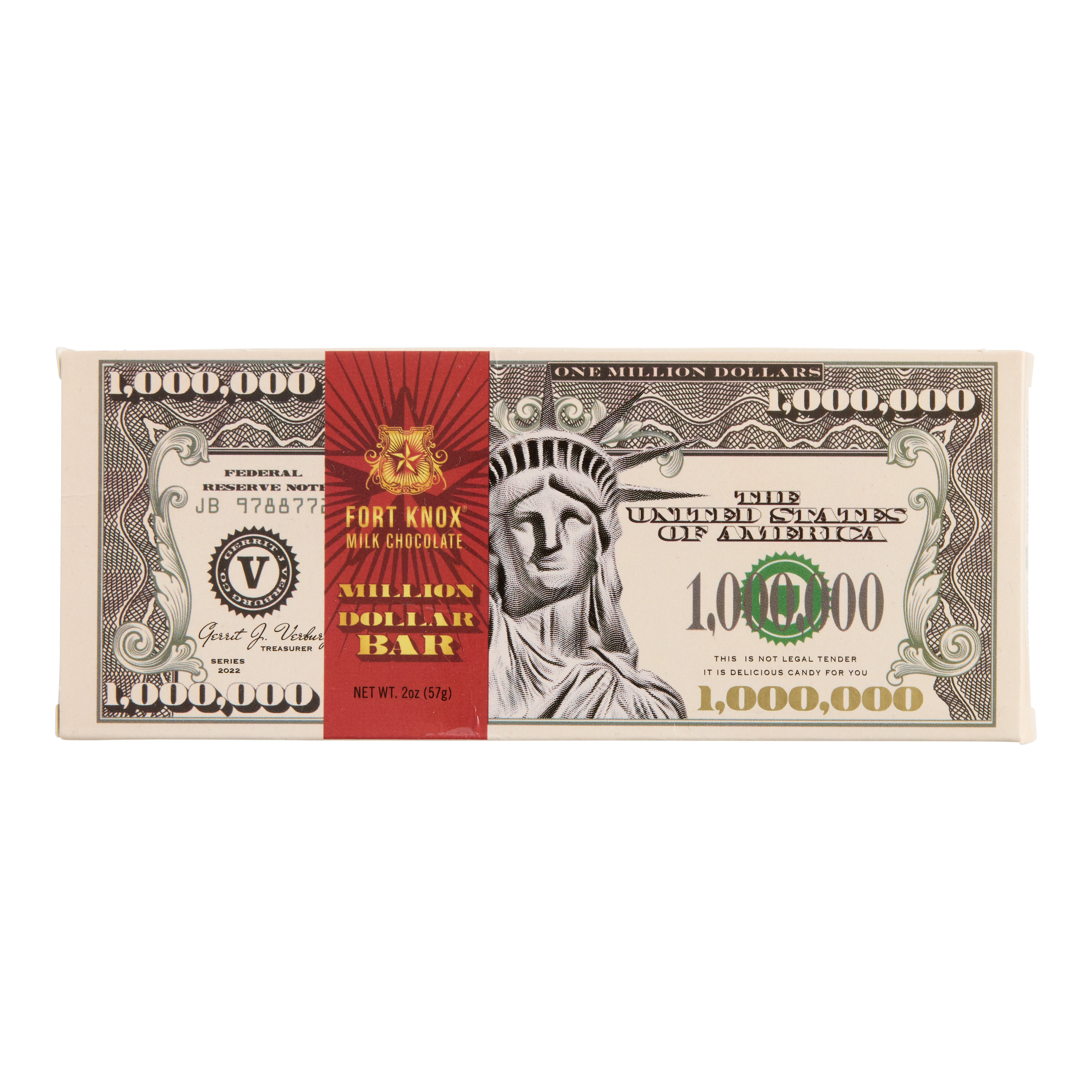 Fort Knox Million Dollar Milk Chocolate Bar | World Market