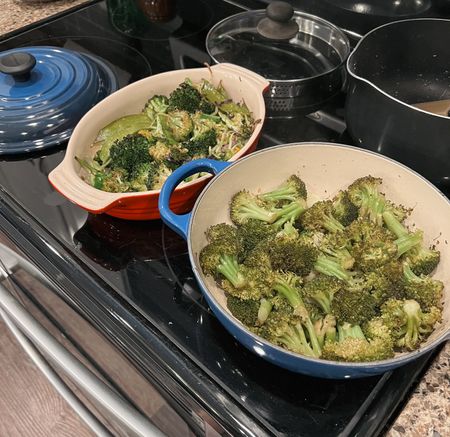 I used two of my favorite Le Creuset pieces to roast up a bunch of broccoli and veggies for meal prep 🥦 these baking pieces are so handy!

#LTKhome #LTKSeasonal #LTKfamily