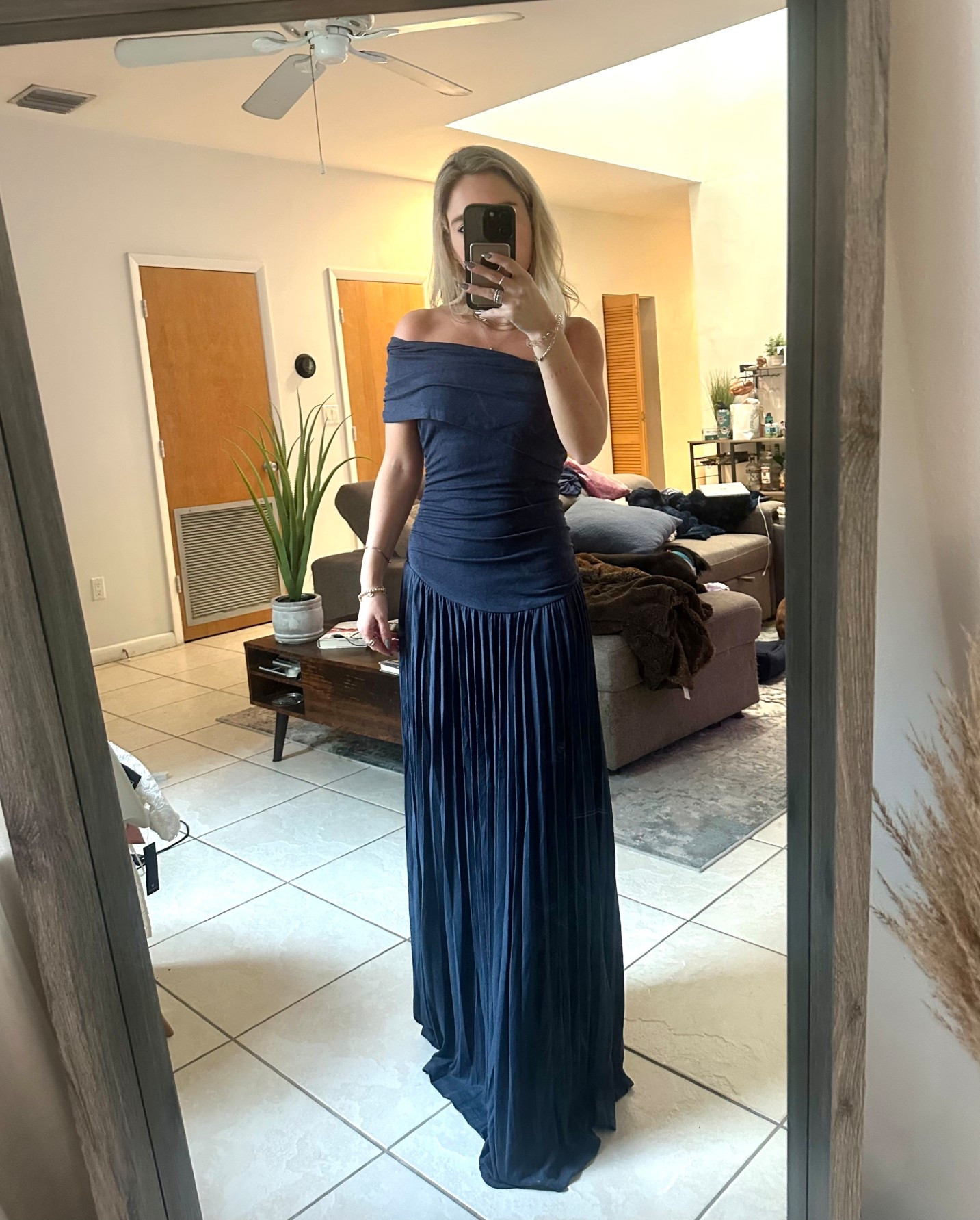 Wedding guest dress! Wearing an XS, bottom is unhemmed so planning to just cut a couple inches off the bottom myself! 

#LTKWedding #LTKPetite #LTKSaleAlert