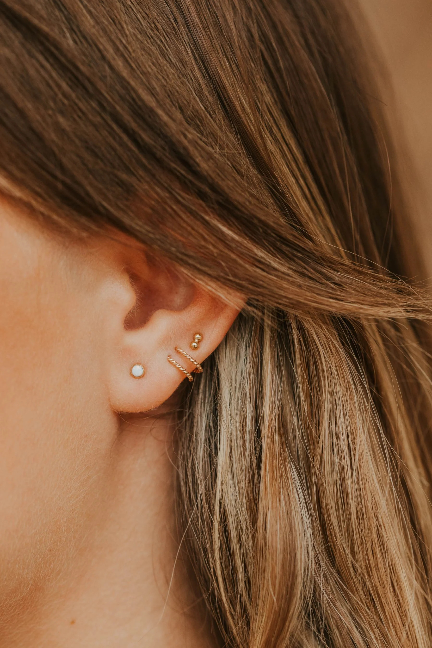 Twisted Tiny Twist Earrings | Hello Adorn