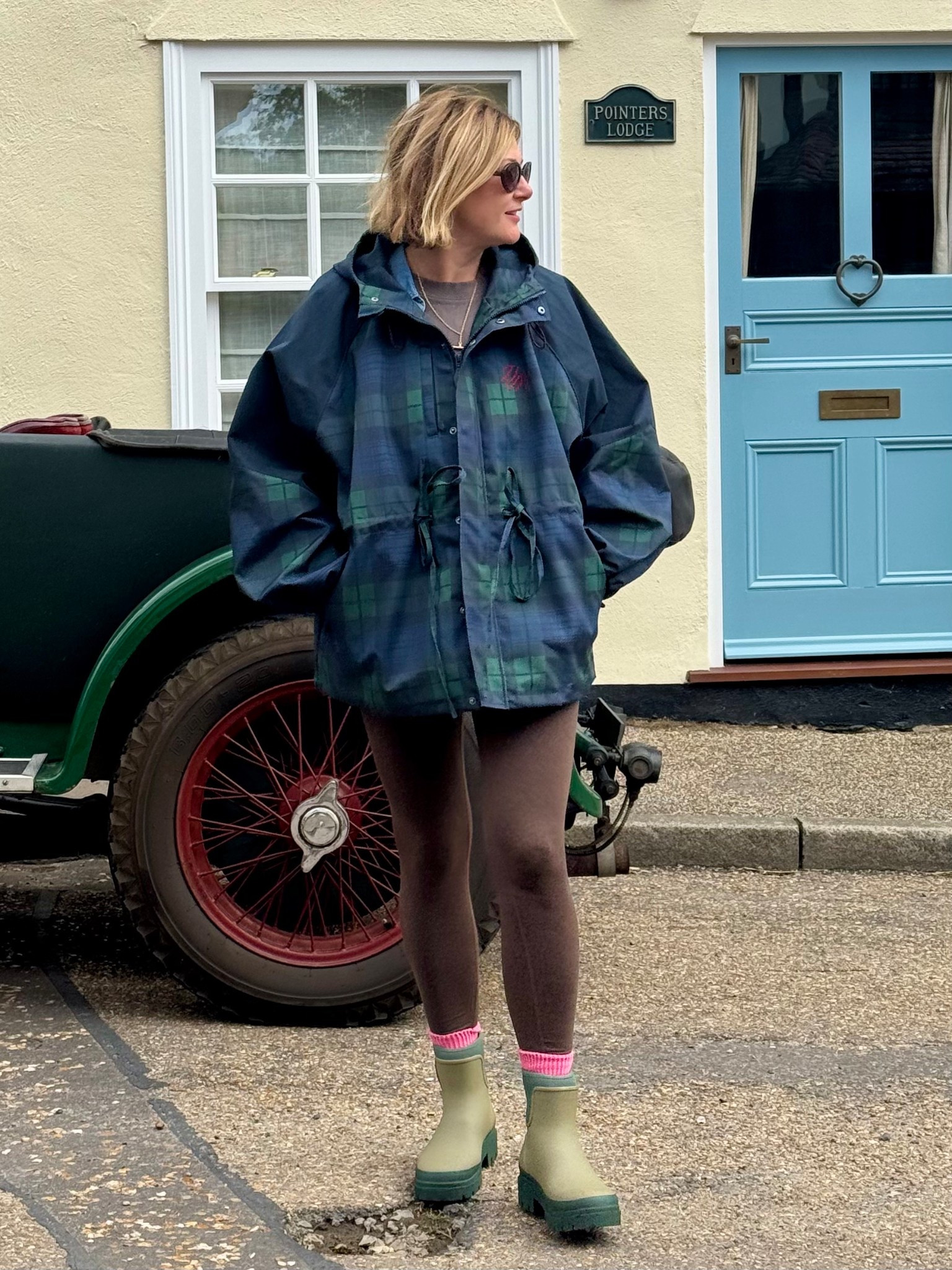 Rain coat
Dog walk outfit 

#LTKeurope #LTKautumn #LTKuk