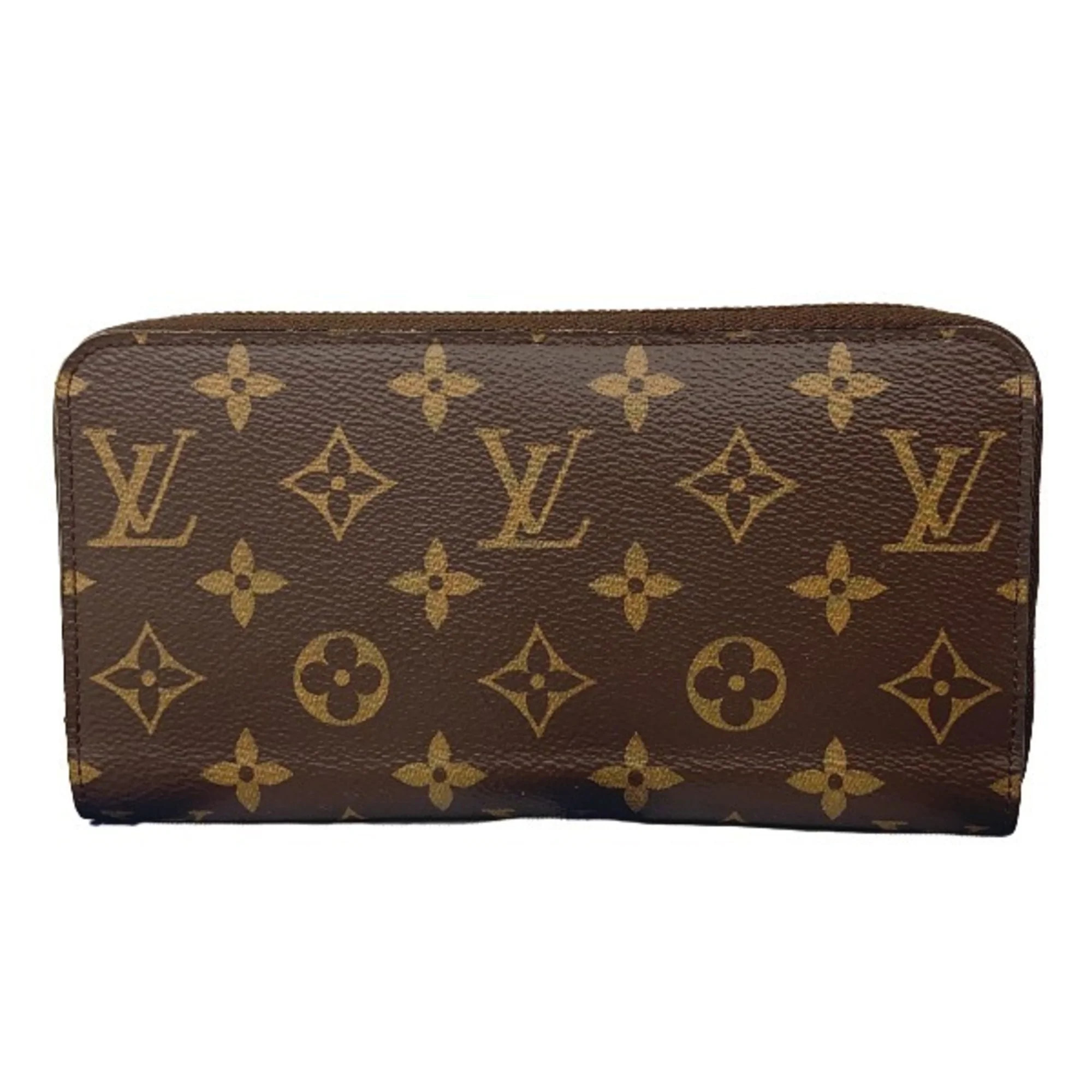 Pre-Owned LOUIS VUITTON Round Zipper Monogram Zippy Wallet M41895 Louis Vuitton Fuchsia Long (Goo... | Walmart (US)