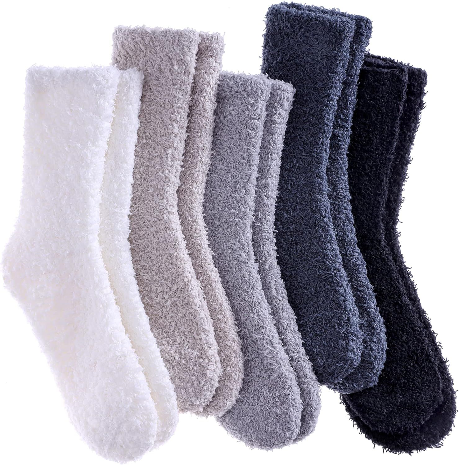 SDBING Fuzzy Socks for Women Warm Soft Thick Cozy Fluffy Socks Winter Plush Slipper Socks for Wom... | Amazon (US)