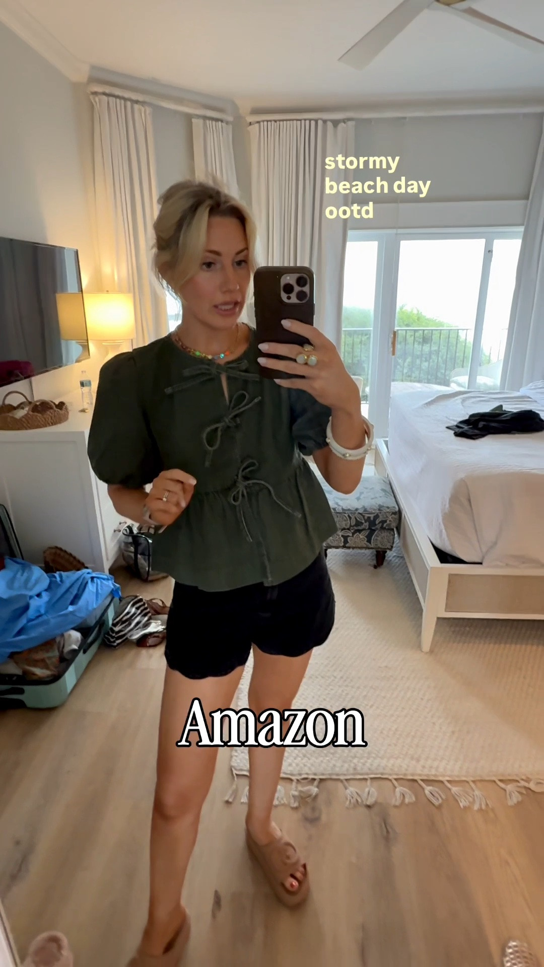im in a small in my denim top and 4 in my shorts! they have an elastic waistband in the back too!

Movies 
Mom ootd
Mom style
Amazon finds
Fit check
Accessories

#LTKSeasonal #LTKmomlife #LTKootd