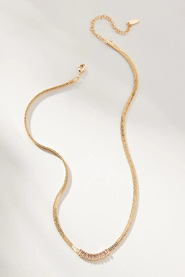 Herringbone Stone Necklace | Anthropologie (US)