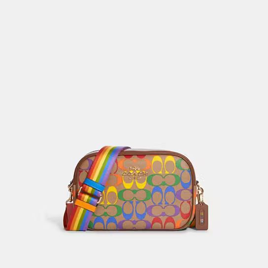 Jamie Camera Bag In Rainbow Signature Canvas | Coach Outlet