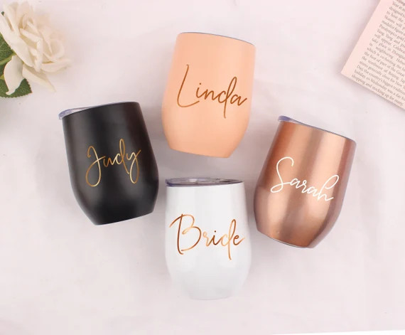 Personalized Wine Tumblerinsulated Wine Tumblerstainless - Etsy | Etsy (US)