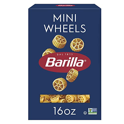 Barilla Racing Wheels Pasta, 16 oz. Box, Racing Edition Non-GMO Pasta, Made with Durum Wheat Semolina, Kosher Certified | Amazon (US)