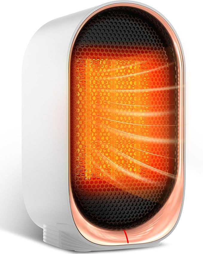 Space Heater, Portable Heater for Indoor Use, Small Electric Heaters with Overheat & Tip-Over Pro... | Amazon (US)