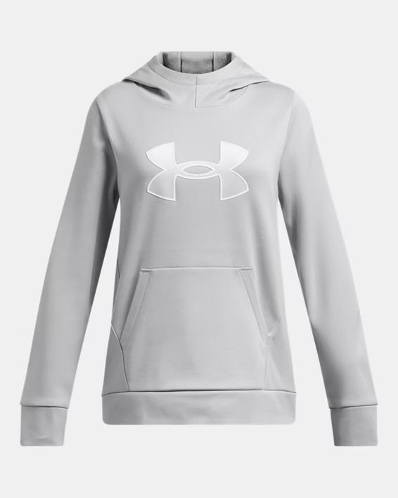 Girls' Armour Fleece® Logo Hoodie | Under Armour | Under Armour (US)