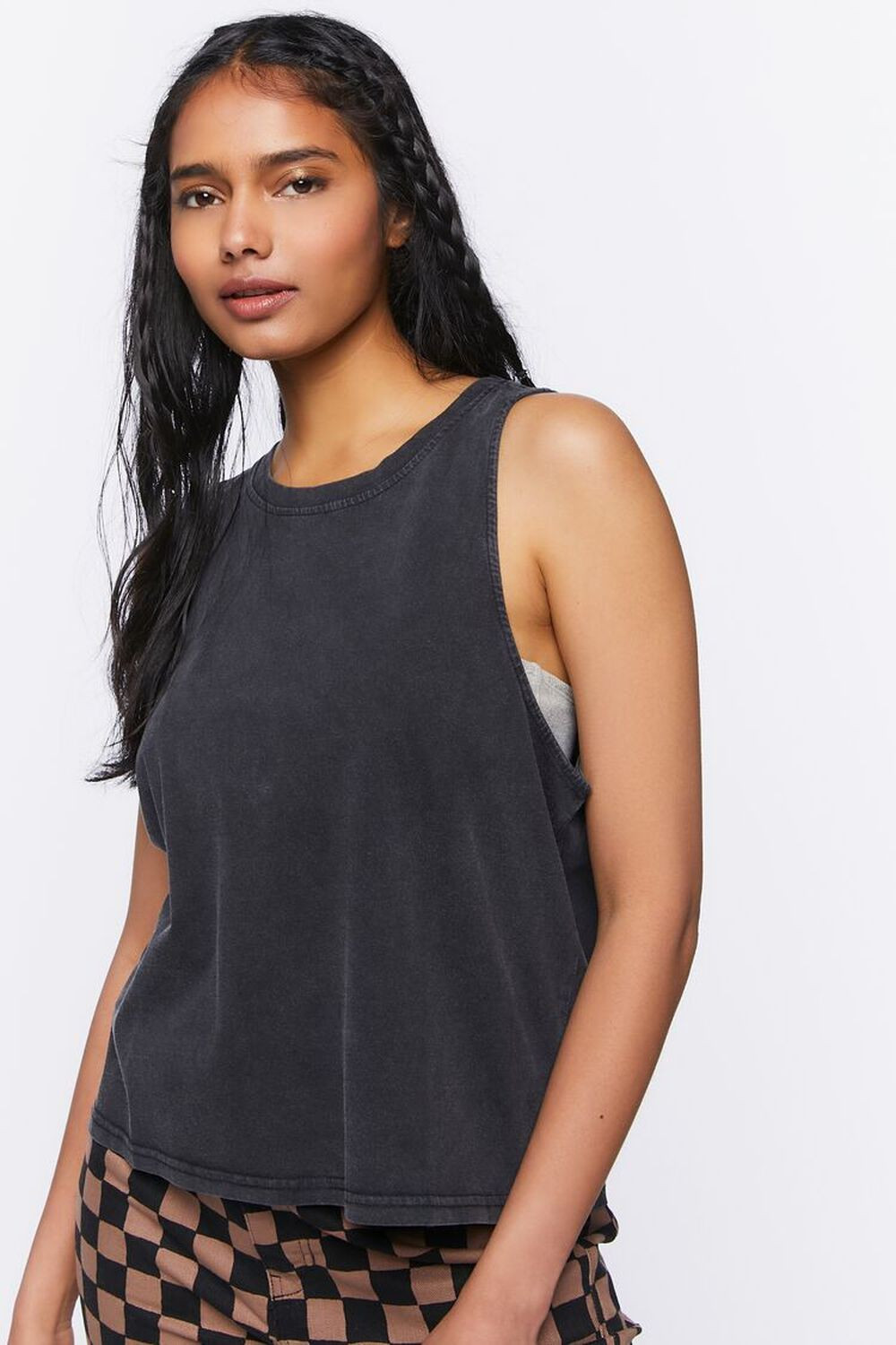 Mineral Wash Muscle Tee | Forever 21 (US)