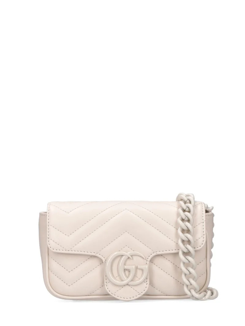 Gg marmont leather bag - Gucci - Women | Luisaviaroma | Luisaviaroma