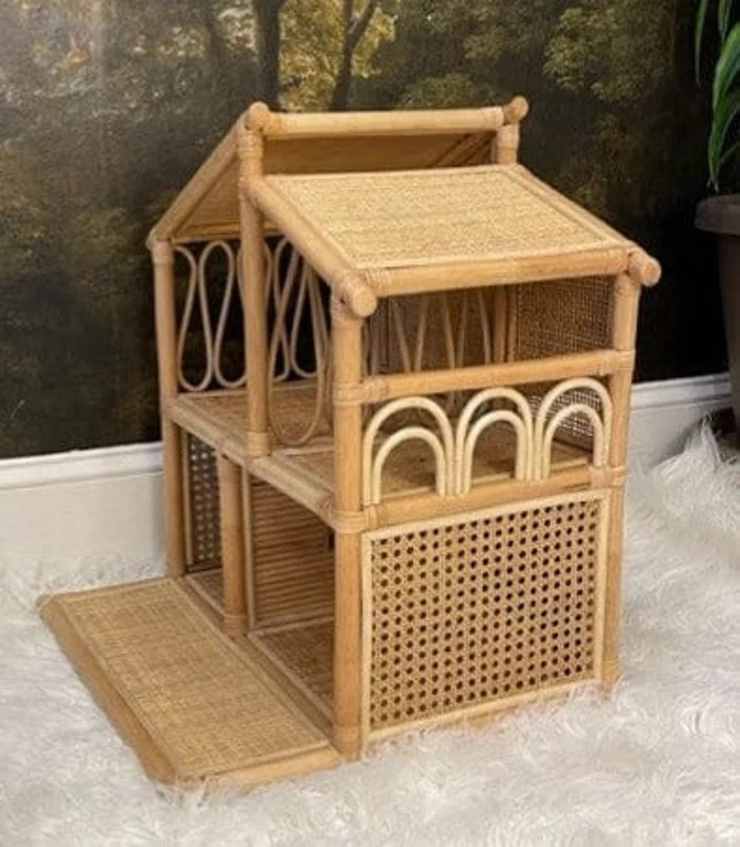 Emory Rattan Doll House - Etsy | Etsy (US)