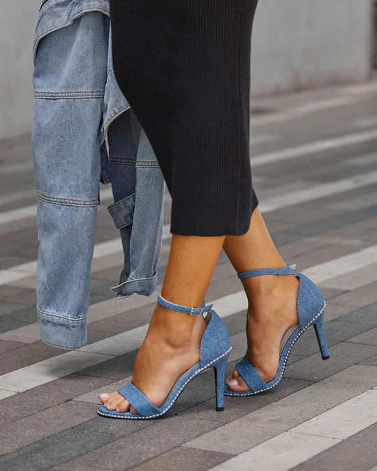 Canna Denim Heels | VICI